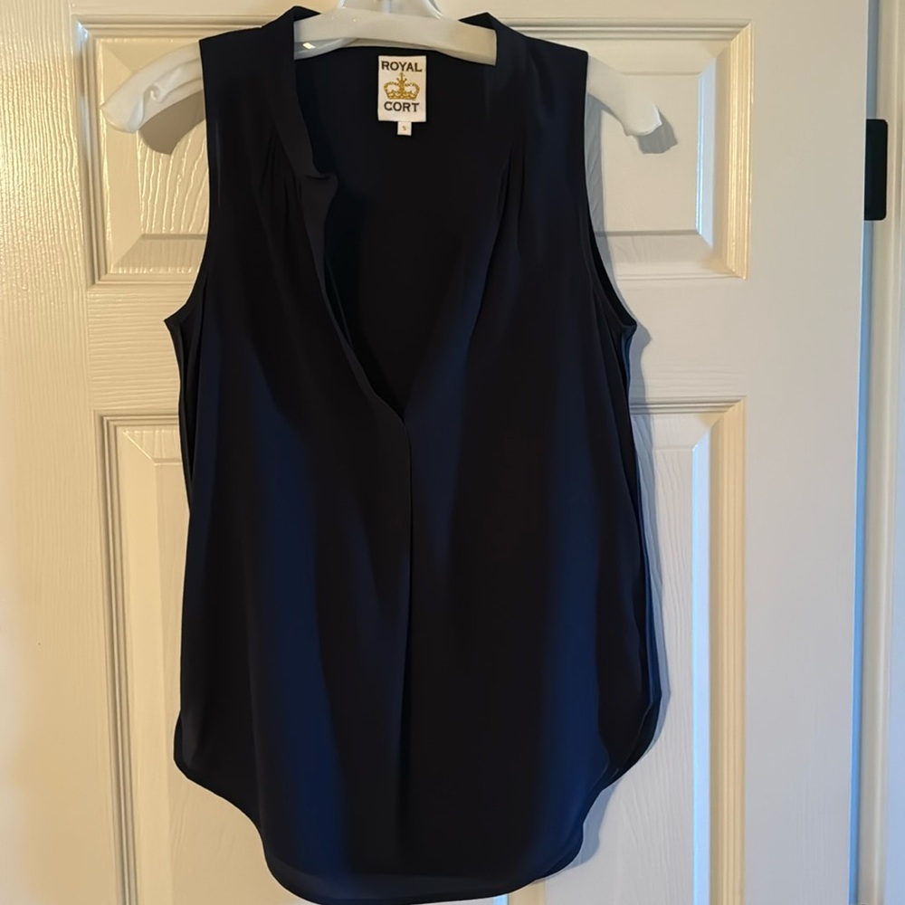 Royal Cort Sleeveless Blouse Size S NWOT